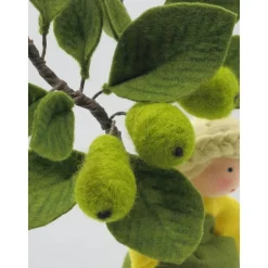 Birnen Mädchen  - Blumenkind - Jahreszeitentisch - Waldorf Art - Herbst Dekoration - Art.Nr. HE9