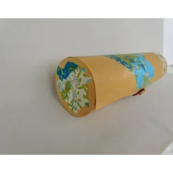 blau  grünes Flaschenetui , Decopatch etui , Geschenketui für Hochzeit, Geburtstag