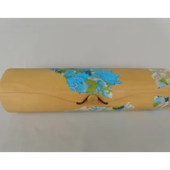 blau  grünes Flaschenetui , Decopatch etui , Geschenketui für Hochzeit, Geburtstag