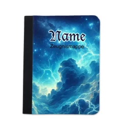 Blitze Zeugnismappe personalisiert | Zeugnismappe | Zeugnismappe mit Namen | Urkundenmappe