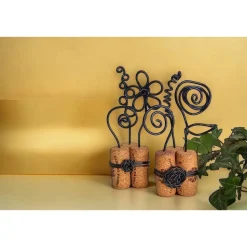 Blütenzauber bei Nacht - Weinkorken Upcycling