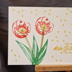Blumen Postkarte / Geschenk Postkarte / wunderschöne Motive / Motiv Postkarte / schöne Postkarte / Karte mit Tulpen