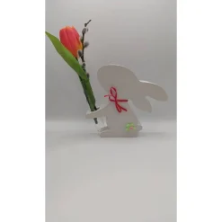 Blumenhasi aus Beton oder Raysin - Osterhasi