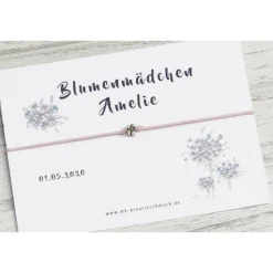 Blumenmädchen Armband Geschenk, Armband Kinder, Mädchen Schmuck, Blumenkind Hochzeit, Armband für Blumenkinder