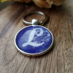 Blumenmädchen Schlüsselanhänger silberfarbe Fassung 25mm