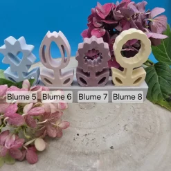 Blumensteckerchen handgemacht – Pastell Deko kombinierbar für Zuhause & Geschenk