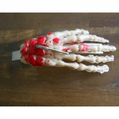 Blutige Hand Haarspange mit Axt   Halloween, gothic, rockabilly