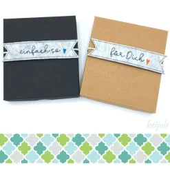 Box für Gutschein oder Geld zur Geburt, Farben individualisierbar