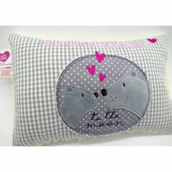 Bär Bärenliebe - to the moon - Namenskissen Taufkissen Kuschelkissen Kindergartenkissen Geburtsgeschenk