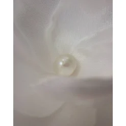 Braut Haarklammer Haarschmuck mit Perle weiß 
