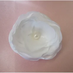 Braut Haarklammer Haarschmuck mit Perle weiß 