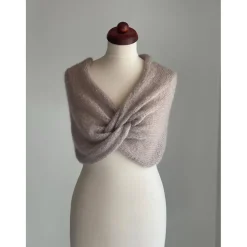 Braut Stola HOCHZEIT,Sand!BOLERO,Brautkleid,Braut Shal!Mohair Wolle!