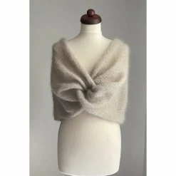 Braut Stola WEDDING,Milchcafe!BOLERO,Wedding Dress, Capelet ,Bridal Shal!Alpaka, Seide!