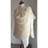 Braut Stola,Hochzeit,Sahne creme,Tuch,Braut Umhang!Alpaka, Seide!