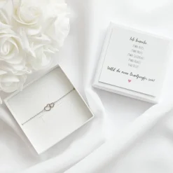 Brautjungfer fragen, Brautjungfern Armband, Willst du meine Brautjungfer sein? Geschenk mit Karte und Geschenkbox