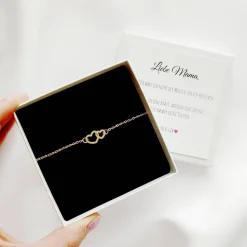 Brautmama Armband Edelstahl, Geschenk für Brautmutter zur Hochzeit, Brautmama Schmuck, mit Karte und Geschenkbox