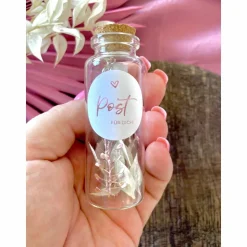 Brautmutter/ Geschenk / Mutter der Braut/ Mama/ Flaschenpost / Trockenblumen