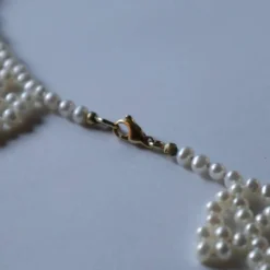 Brautschmuck,  feines Süßwasserperlencollier