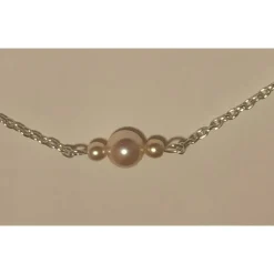 Brautschmuck-Set perlmuttfarben: Rückenkette, Armband & Ohrringe – elegant & individualisierbar