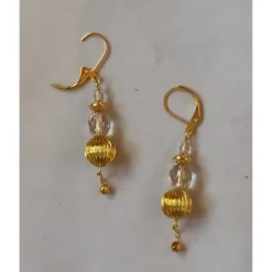 Brautschmuck-Set vergoldet: Rückenkette, Armband & Ohrringe mit böhmischen Glasperlen individualisierbar