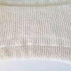 Brautstola Cremeweiß – Edle Stola aus feinster Wolle, Baumwolle & Kaschmir, filigranes Muster