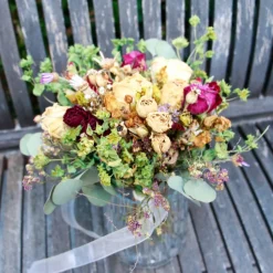 Brautstrauß aus getrockneten Blumen (teils in Bio-Qualität) in Boho-Style