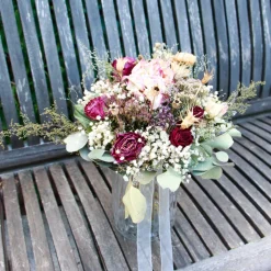 Brautstrauß aus getrockneten Blumen (teils in Bio-Qualität) in Boho-Style