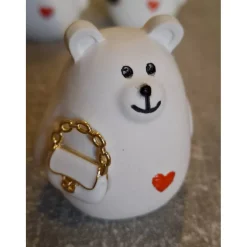 Bärchen aus Raysin mit Handtasche - niedliche Dekoration oder kleines Geschenk