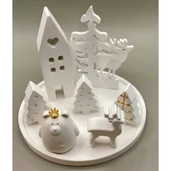 Bärchen Weihnacht 8teilig – Handgefertigte Deko aus Raysin für Weihnachten