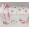Briefbox Truhe Geburt Taufe Baby Rosa Erinnerungen
