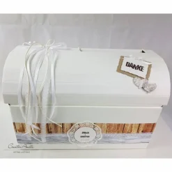 Briefbox Truhe VINTAGE Kartenbox Hochzeit
