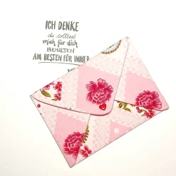 Briefumschlag, Blumen, 17,5 cm x 12 cm, Geschenkverpackung, Liebesbrief