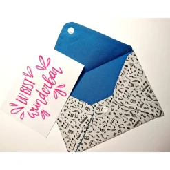 Briefumschlag, Musik, 17,5 cm x 12 cm, Geschenkverpackung, Liebesbrief