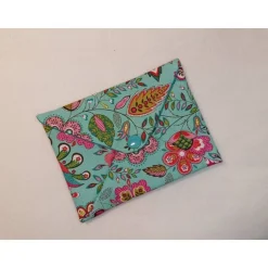 Briefumschlag,13,5cm x 10,5cm, Baumwollstoff, Paisley, Geschenkverpackung, Liebesbrief