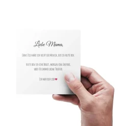 Bräutigam Mutter Geschenk, Geschenk Mutter des Bräutigams, Armband Herz Edelstahl