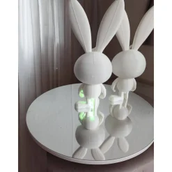 Böser Hase– Frecher Bunny 3D Druck – Coole Gamer Zimmer Deko– Geschenk für Fans & Nerds – 15cm, 20cm, 25cm