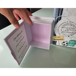 Buch-Box, Geldgeschenk, Gutscheingeschenk zur Einschulung, besondere Geschenkidee