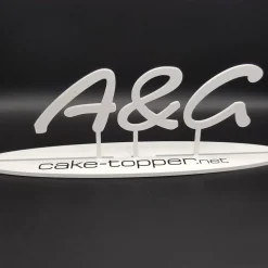 Buchstaben Hochzeitstorte Schrift 21