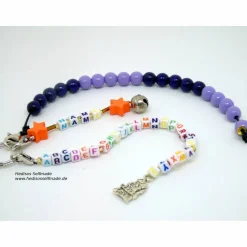 Buchstabenkette #Rechenkette zum #Schulanfang #violett