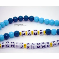 Buchstabenkette zum #Schulanfang #türkisblau