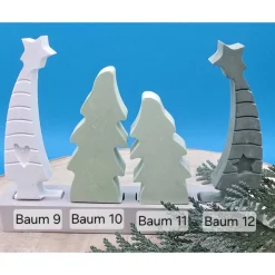 Bäume Steckerchen Pastell – Handgemachte Deko für Weihnachten & ganzjährig