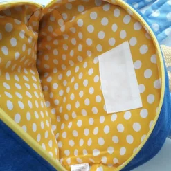 Bunter Kinderrucksack mit Tiermotiv aus Baumwollstoff