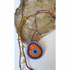 Buntes gehäkeltes Wende-Osterei