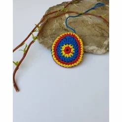 Buntes gehäkeltes Wende-Osterei