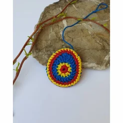 Buntes gehäkeltes Wende-Osterei