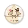 Button „JA-Sager“  3,2 cm