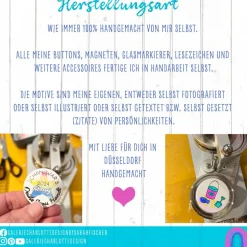 Button „Tschüss Grundschule 2026 – Hallo 5. Klasse“ | Regenbogen-Design | 38mm & 59mm | Geschenk Schulwechsel & Abschied