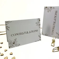 B-Ware Faltkarte CONGRATULATIONS zum Abschluss zu Prüfungen Doppelkarte Geburtstag verschiedene Anlässe