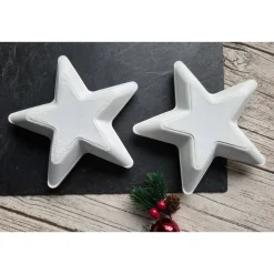 B-WARE  Kerzenhalter Stern ~ Gießling ~ Weihnachten ~ Weihnachtsstern für Stabkerzen