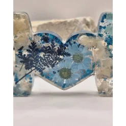 B-Ware Mom Aufsteller Blüten Blau